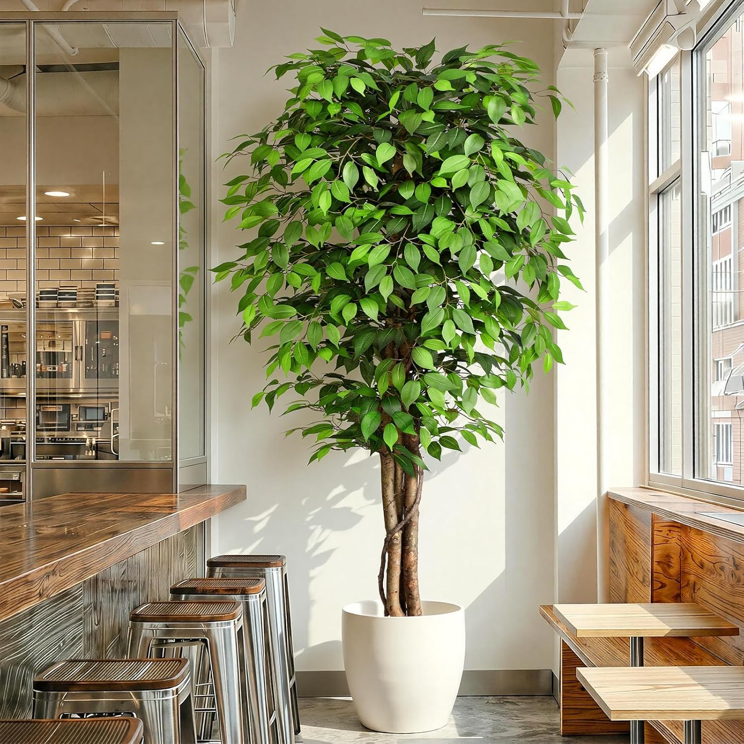 Искусственное дерево фикус с р – обзор и цена Ficus Lyrata Tree