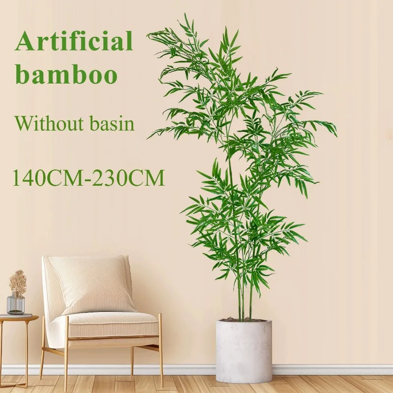 Искусственный бамбук, большой  – обзор и цена Ficus Lyrata Tree